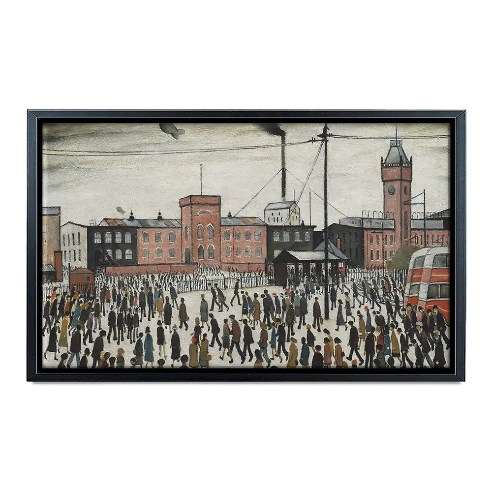 Going To Work Oversized Canvas Print Going To Work Oversized Canvas Print wall art product L.S.Lowry