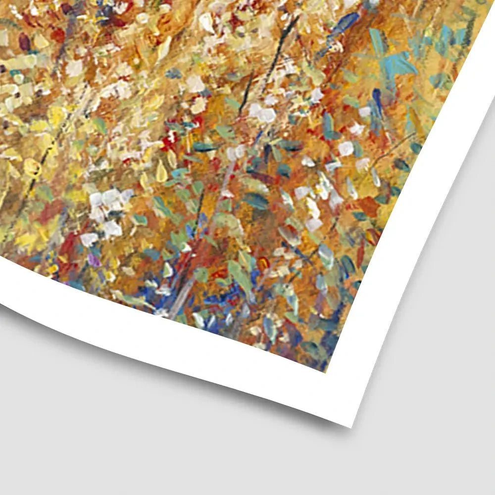 Gold And Red Field Art Print Gold And Red Field Art Print wall art product Tim O'Toole