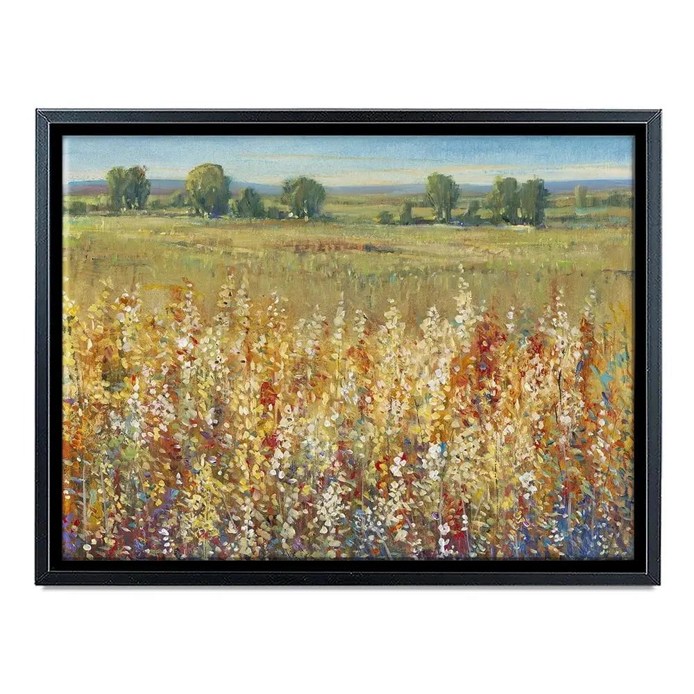 Gold And Red Field Canvas Print Gold And Red Field Canvas Print wall art product Tim O'Toole