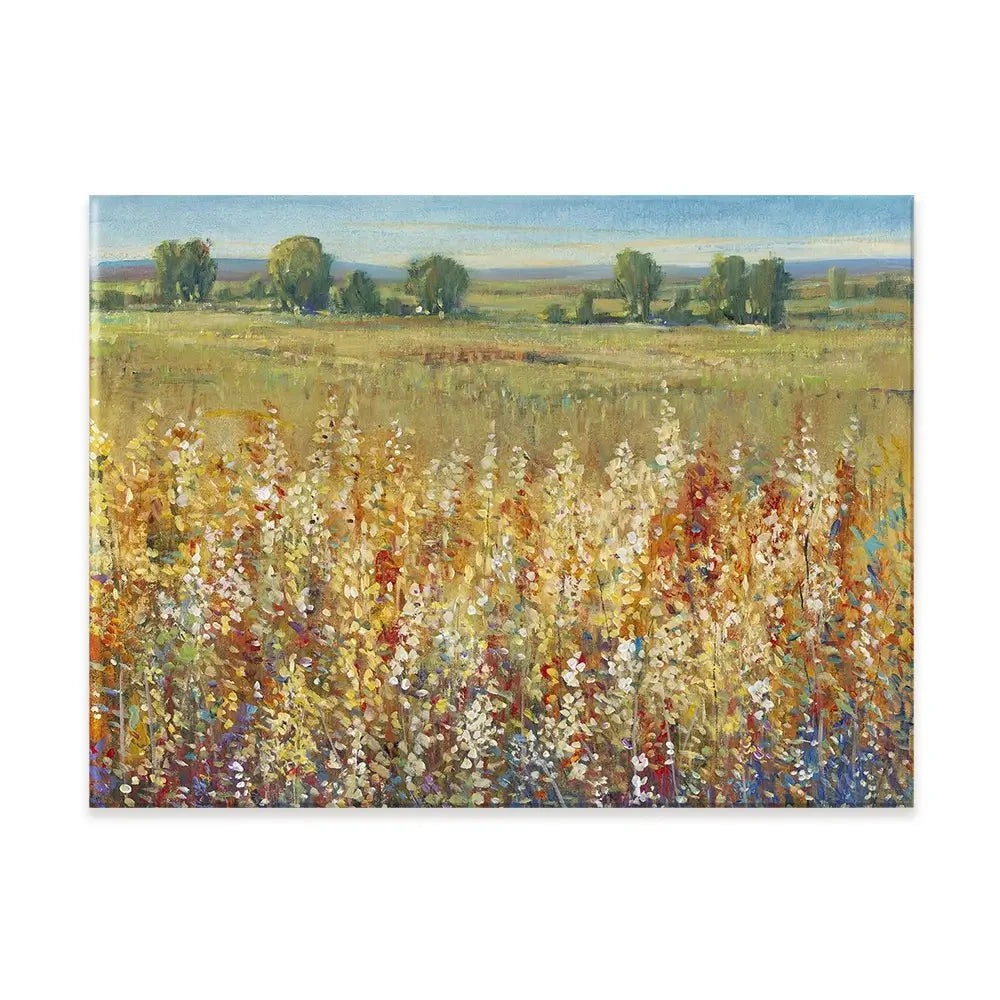 Gold And Red Field Canvas Print Gold And Red Field Canvas Print wall art product Tim O'Toole