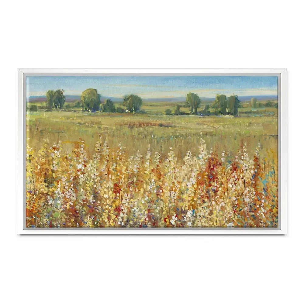 Gold And Red Field Canvas Print Gold And Red Field Canvas Print wall art product Tim O'Toole