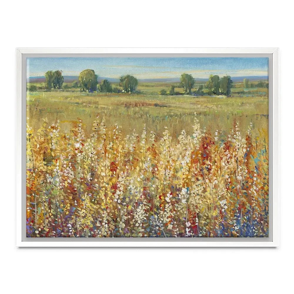 Gold And Red Field Canvas Print Gold And Red Field Canvas Print wall art product Tim O'Toole