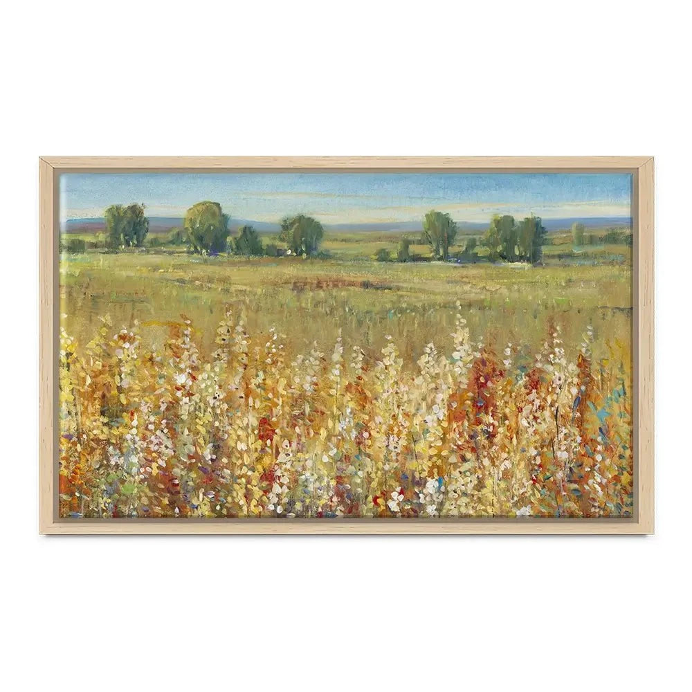 Gold And Red Field Canvas Print Gold And Red Field Canvas Print wall art product Tim O'Toole
