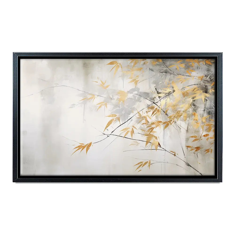 Gold Leaf Branches Canvas Print Gold Leaf Branches Canvas Print wall art product Art Print Shop