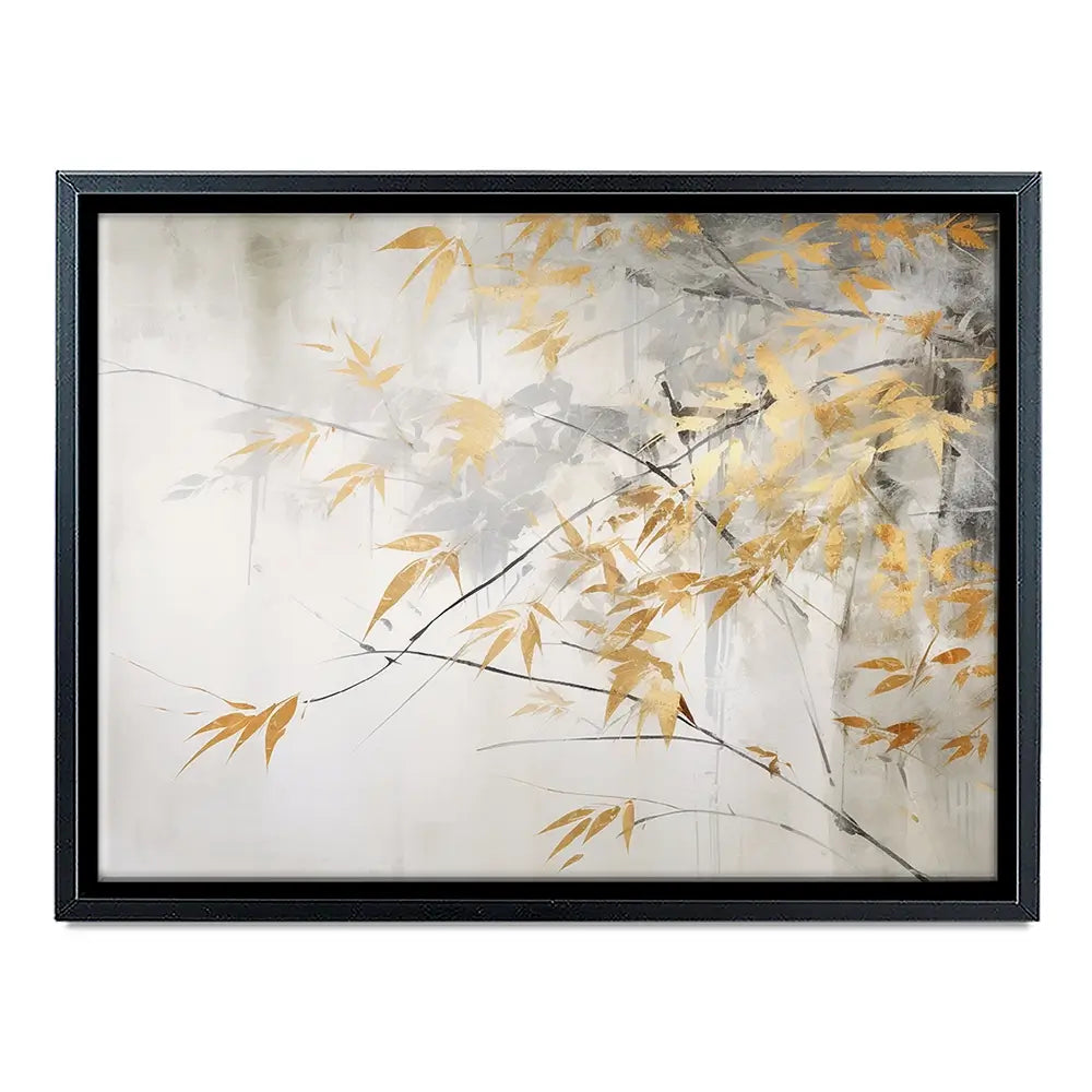 Gold Leaf Branches Canvas Print Gold Leaf Branches Canvas Print wall art product Art Print Shop
