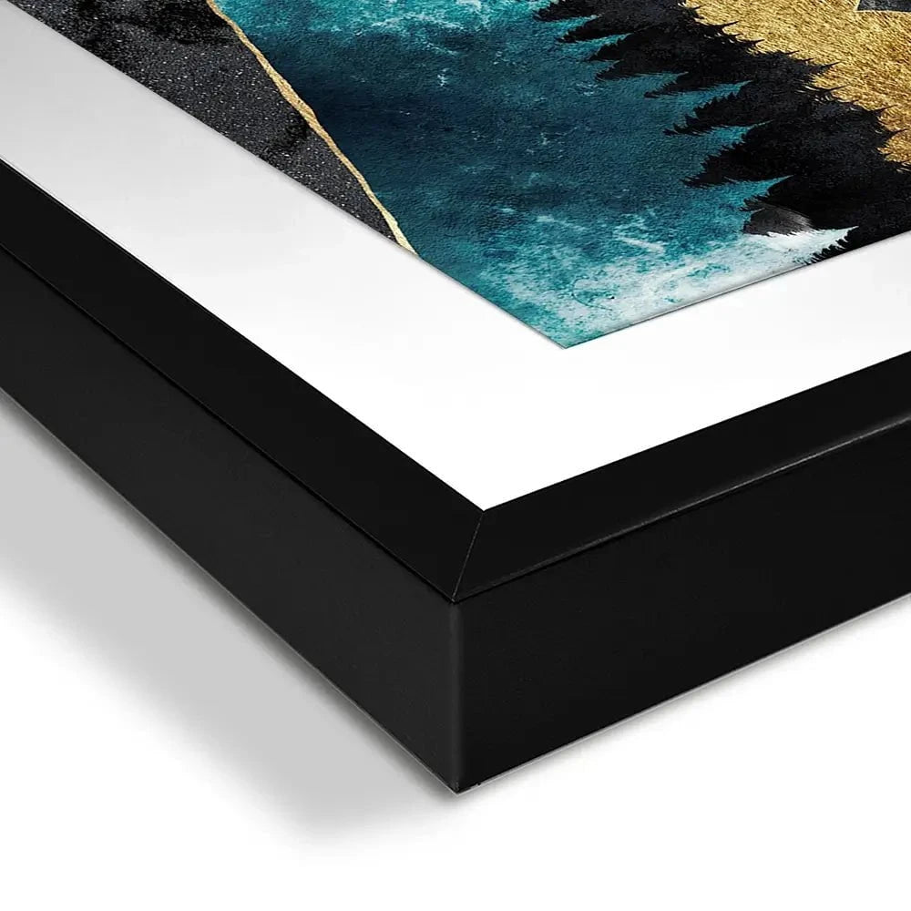 Gold Mountain Framed Art Print Gold Mountain Framed Art Print wall art product Svetlana Aleynikova