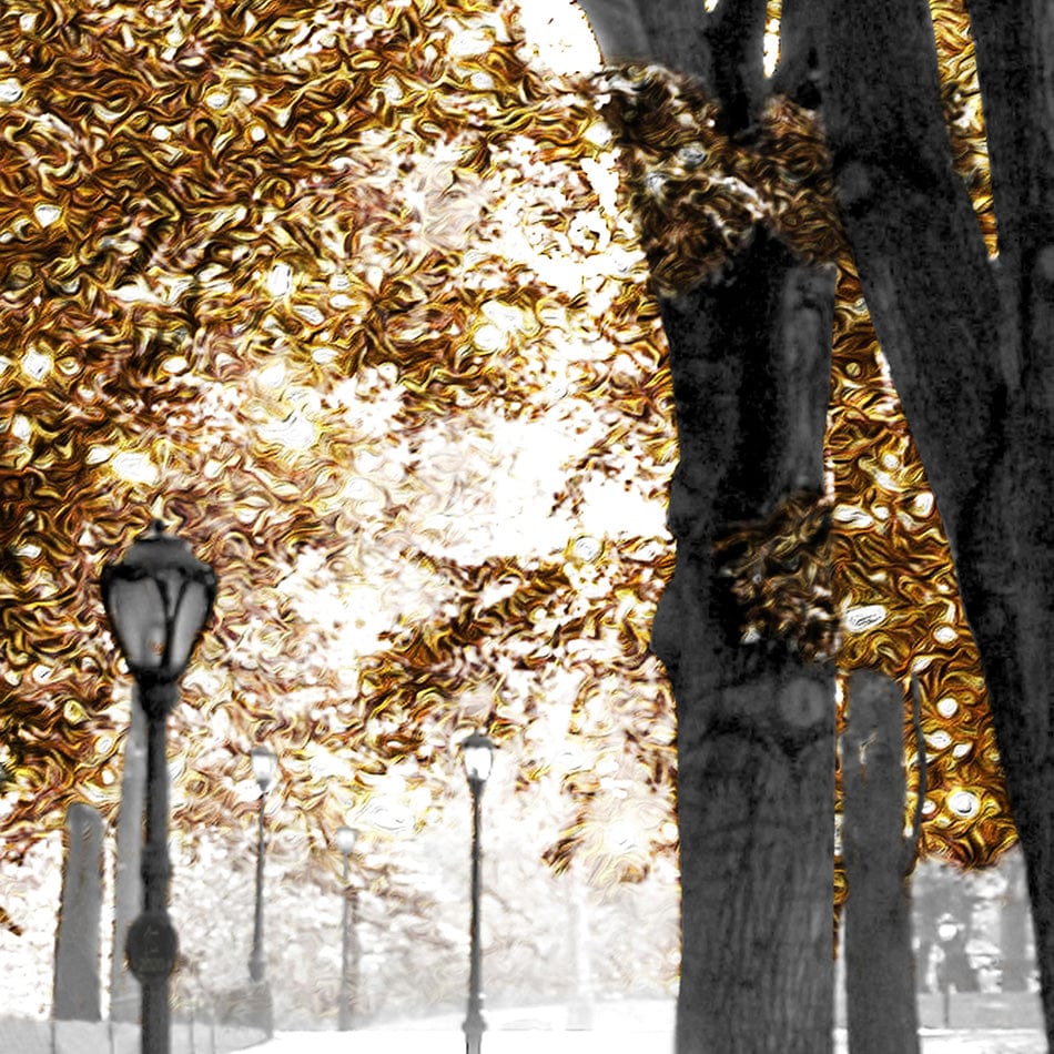 Gold Path Framed Art Print wall art product Aimee Linzi