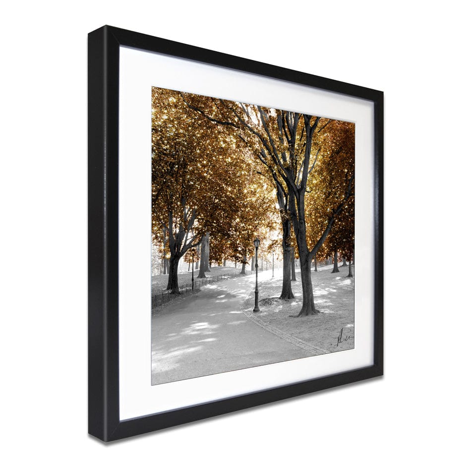 Gold Path Framed Art Print wall art product Aimee Linzi