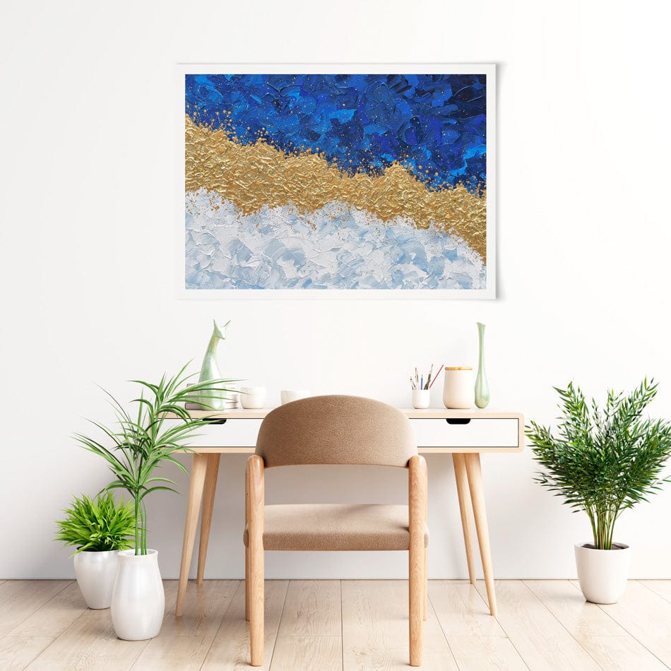 Gold Print Art Print wall art product Olga Tkachyk