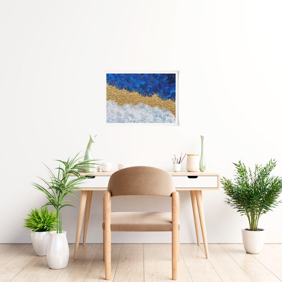 Gold Print Art Print wall art product Olga Tkachyk