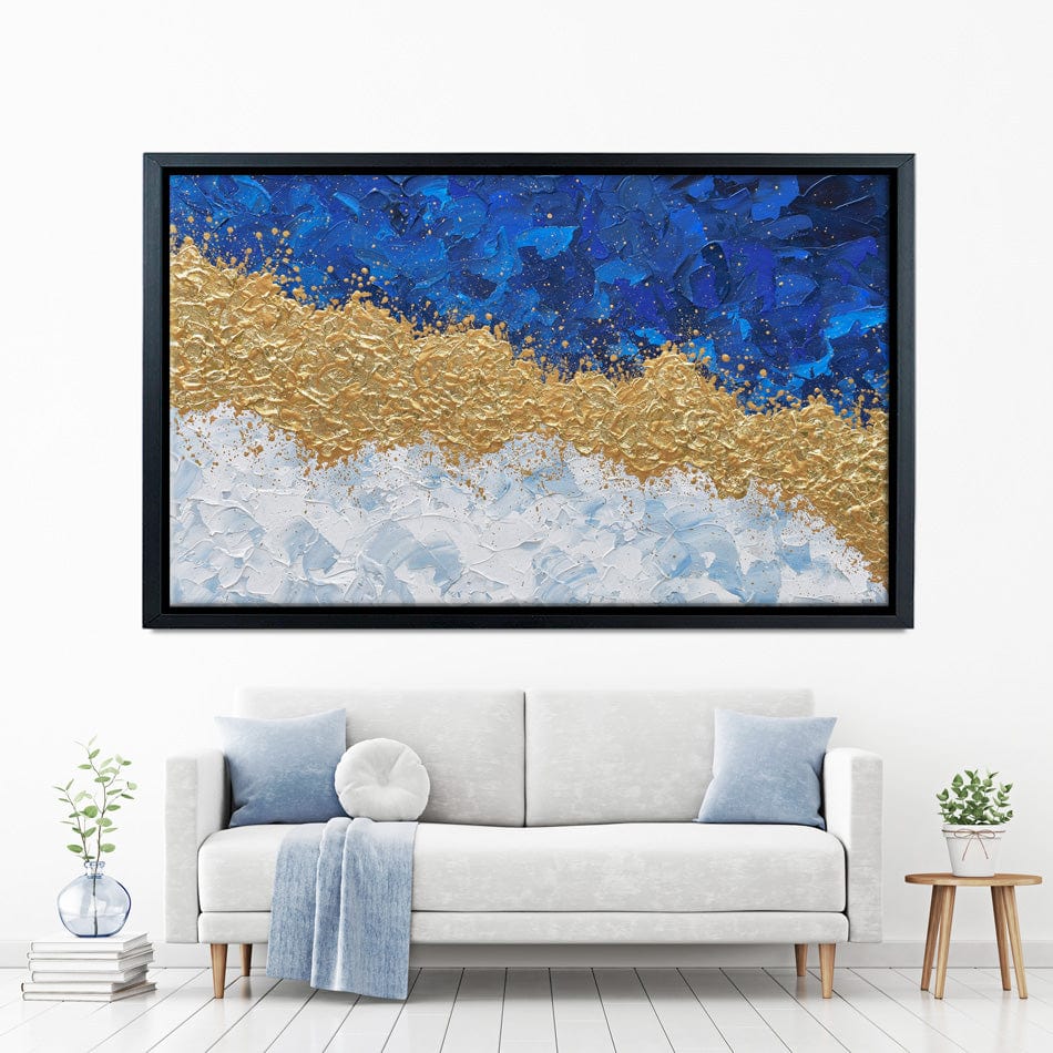 Gold Print Canvas Print wall art product Olga Tkachyk