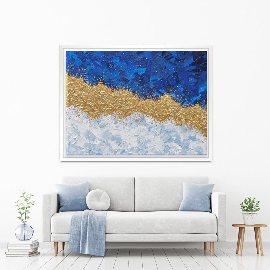 Gold Print Canvas Print wall art product Olga Tkachyk