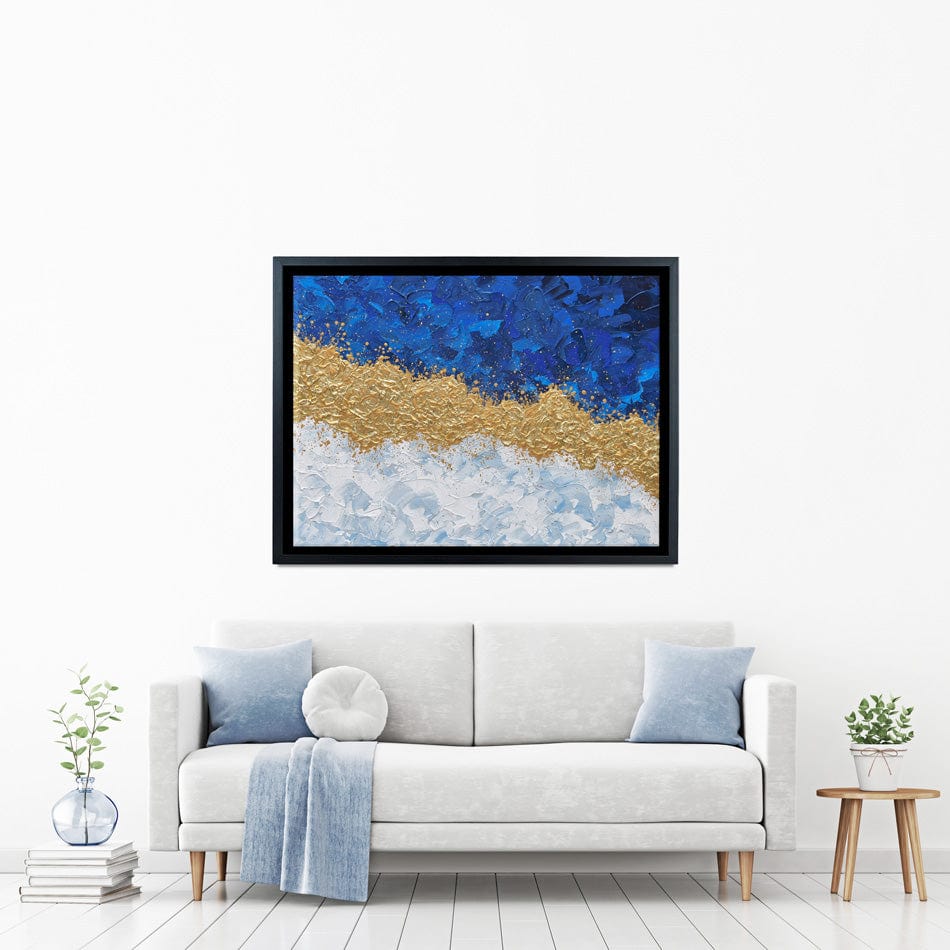 Gold Print Canvas Print wall art product Olga Tkachyk