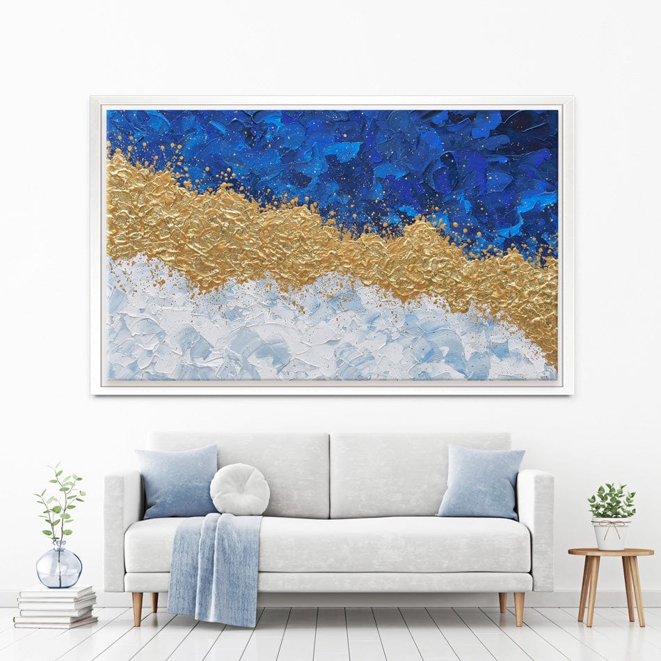 Gold Print Canvas Print wall art product Olga Tkachyk