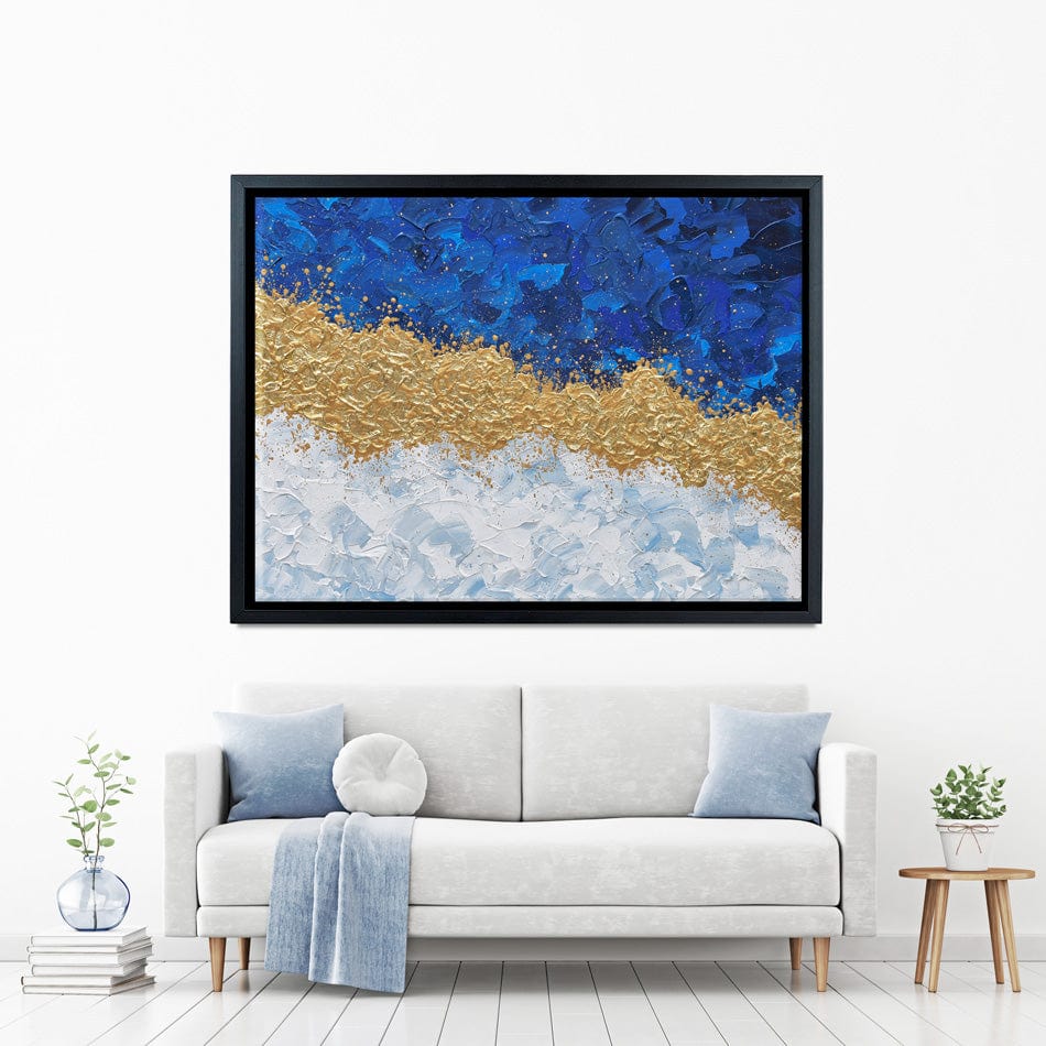 Gold Print Canvas Print wall art product Olga Tkachyk