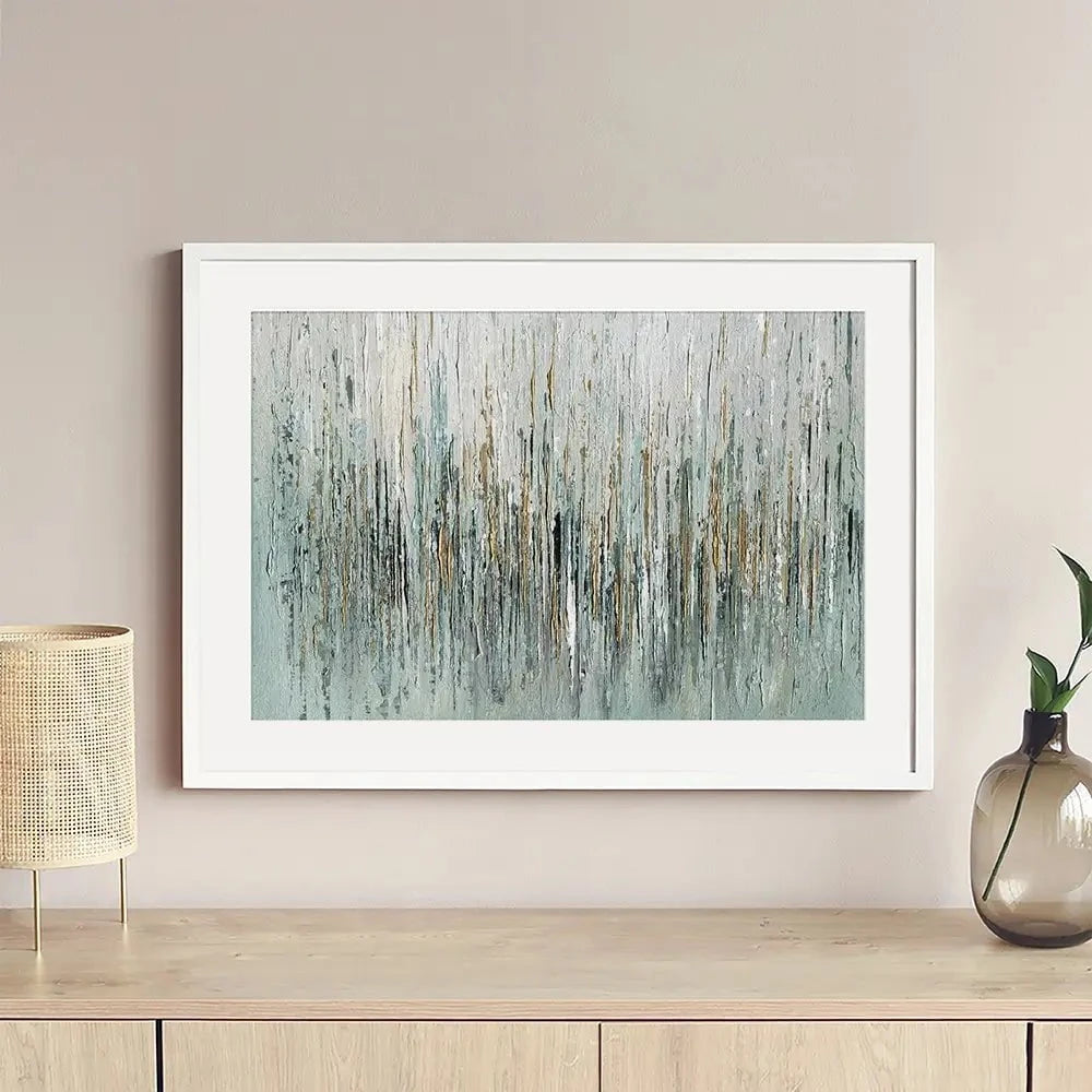 Gold Rain Framed Art Print Gold Rain Framed Art Print wall art product Svetlana Aleynikova