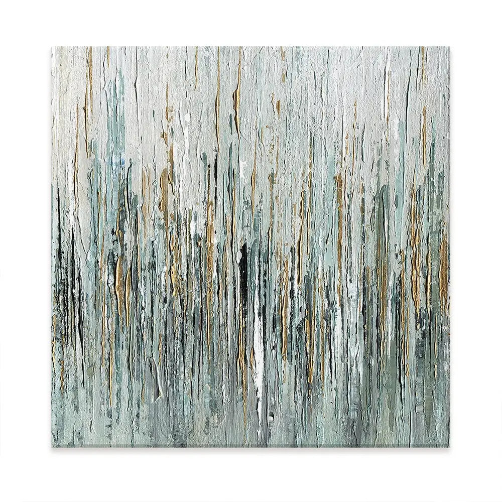 Gold Rain Oversized Canvas Print Gold Rain Oversized Canvas Print wall art product Art Print Shop