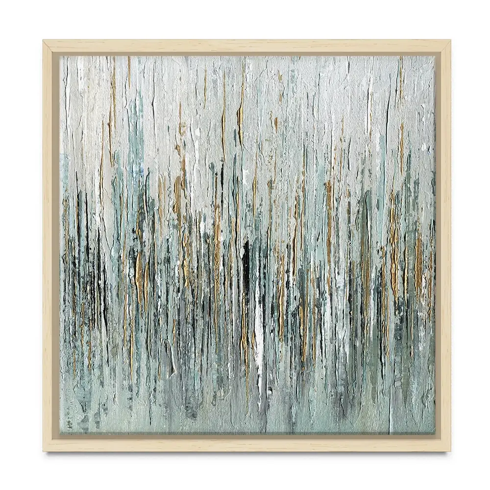 Gold Rain Square Canvas Print Gold Rain Square Canvas Print wall art product Svetlana Aleynikova