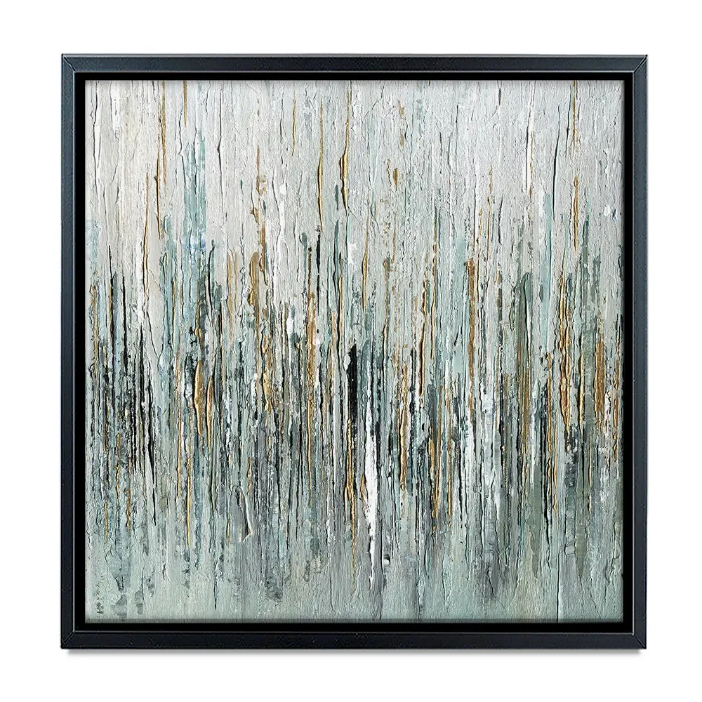 Gold Rain Square Canvas Print Gold Rain Square Canvas Print wall art product Svetlana Aleynikova
