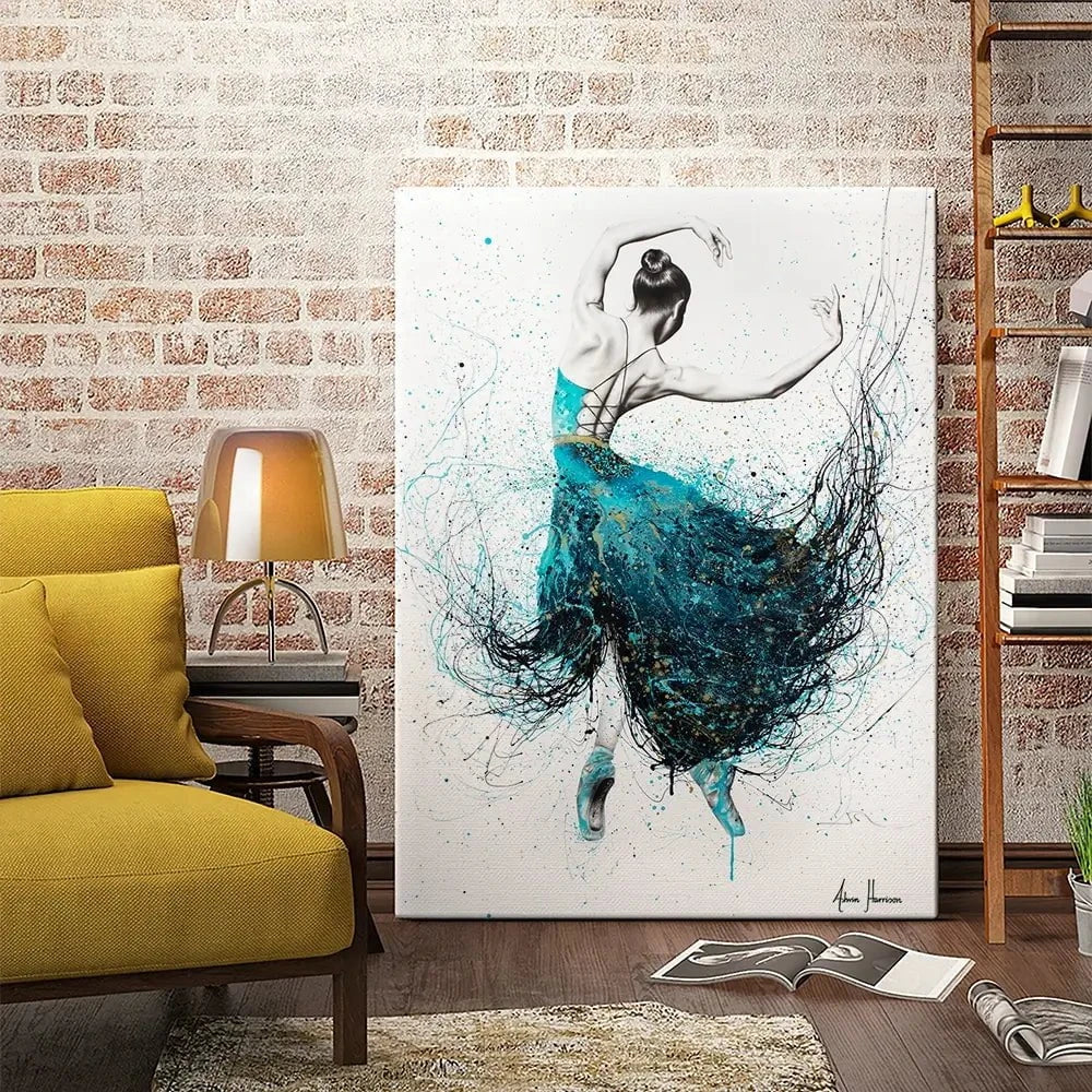 Gold River Dance Canvas Print Gold River Dance Canvas Print wall art product Ashvin Harrison