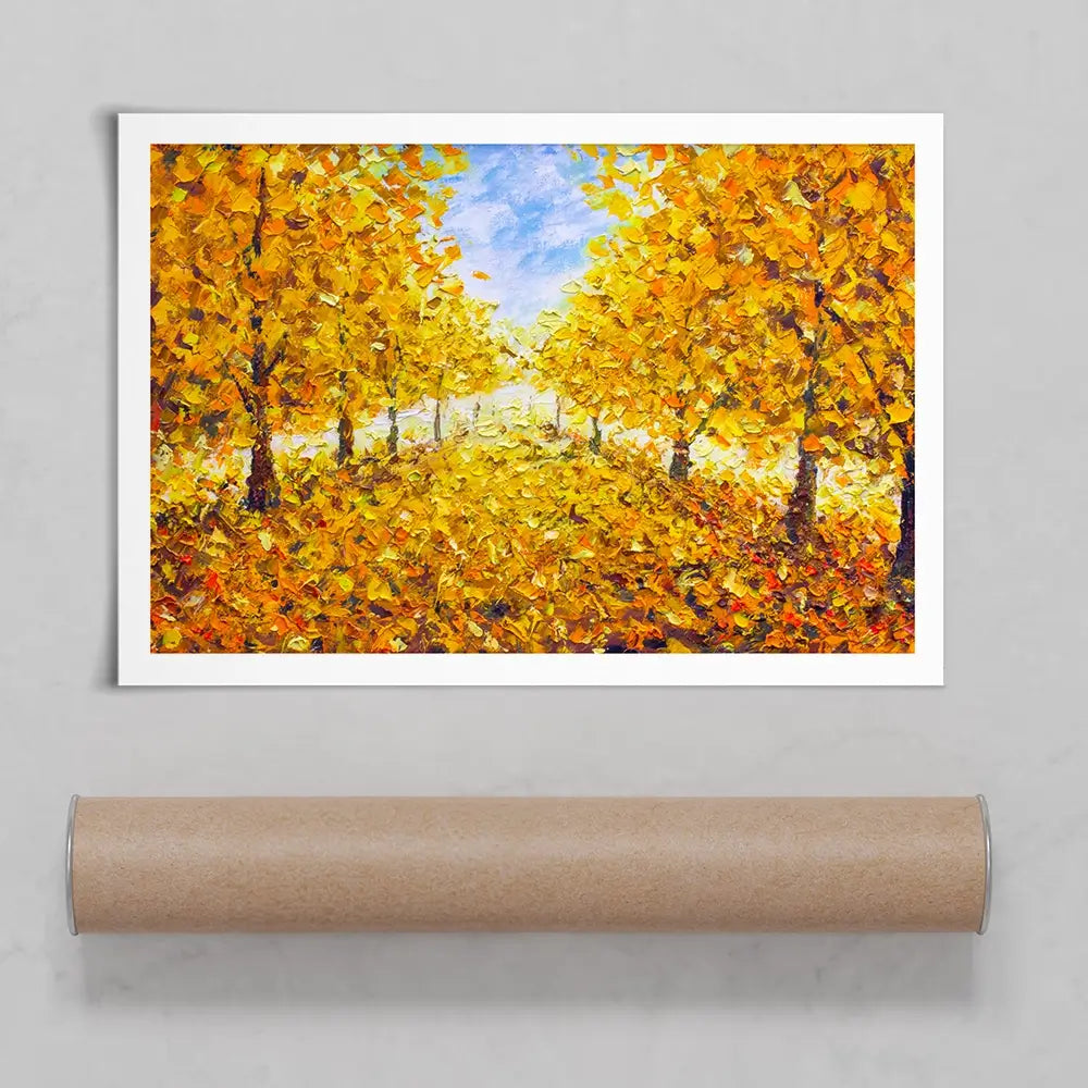 Golden Autumn Art Print Golden Autumn Art Print wall art product Valery Rybakow / Shutterstock
