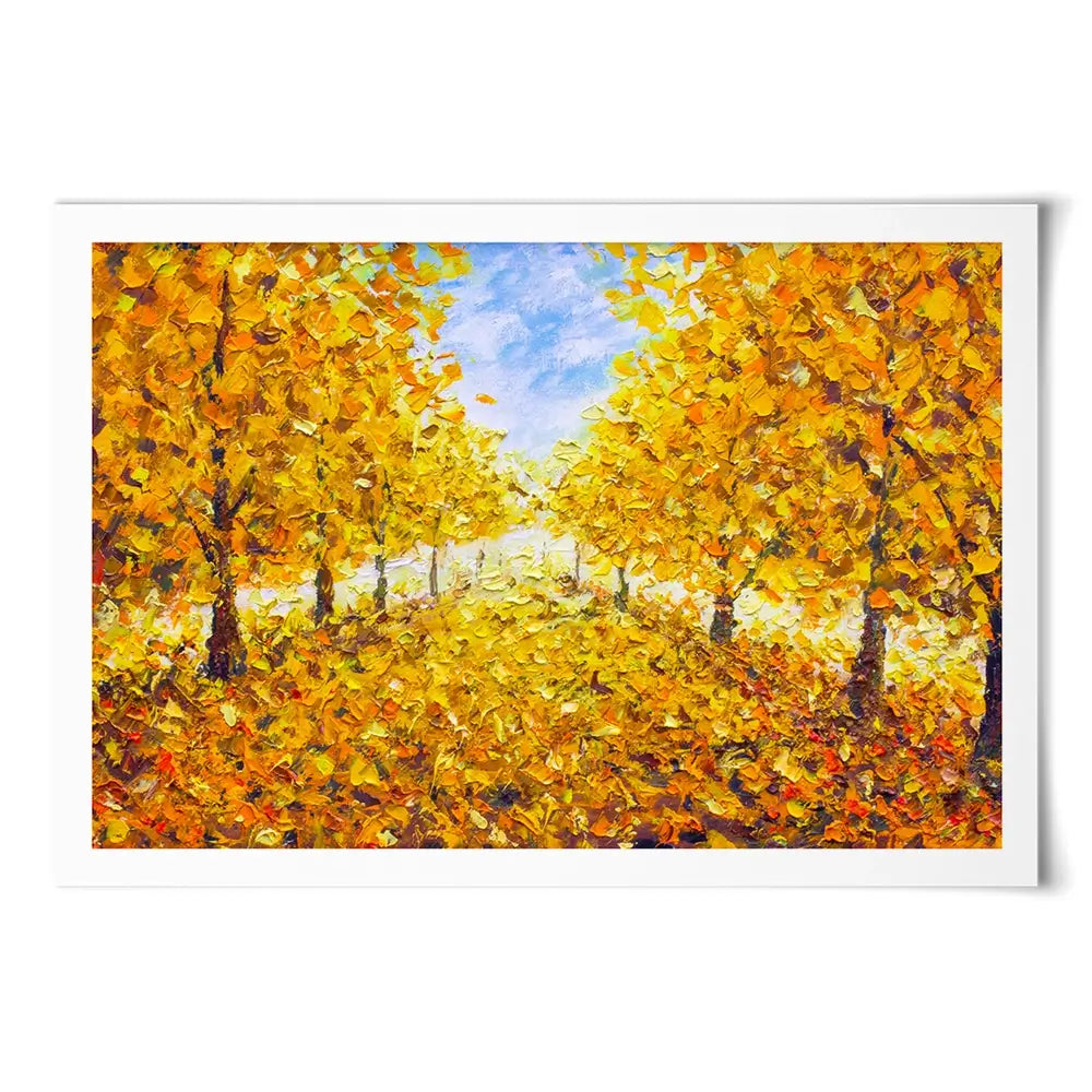 Golden Autumn Art Print Golden Autumn Art Print wall art product Valery Rybakow / Shutterstock