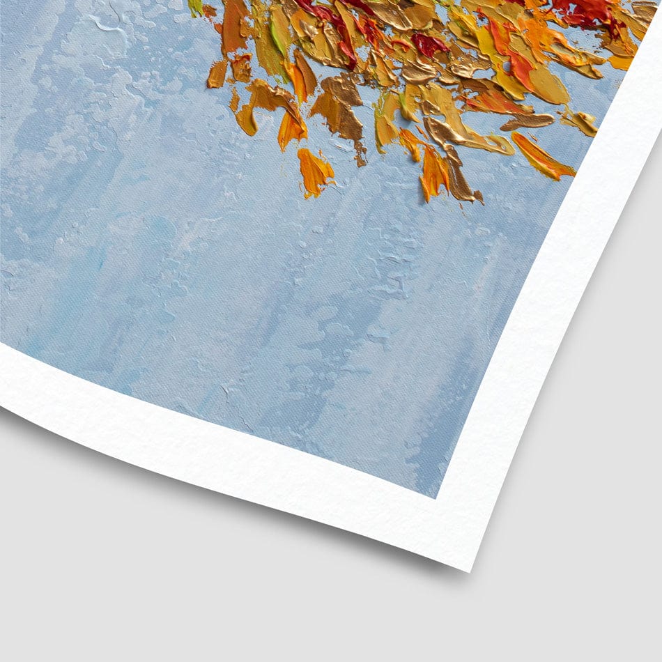 Golden Autumn Tree Art Print wall art product Olga Tkachyk