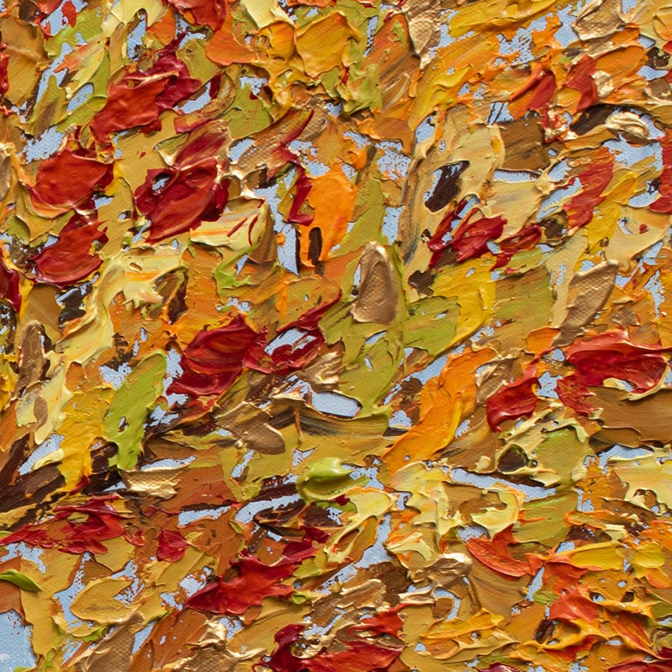 Golden Autumn Tree Art Print wall art product Olga Tkachyk