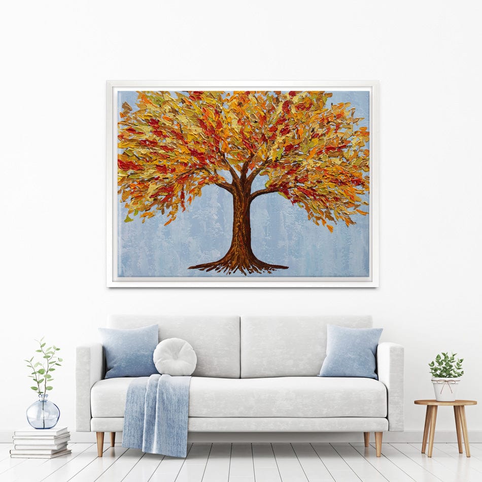 Golden Autumn Tree Canvas Print wall art product Olga Tkachyk