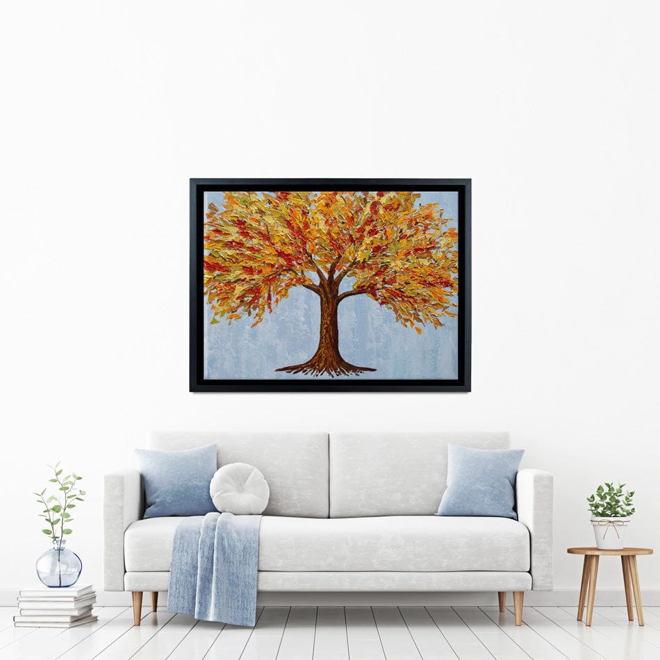 Golden Autumn Tree Canvas Print wall art product Olga Tkachyk