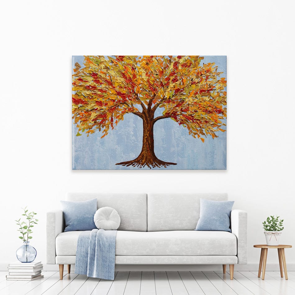 Golden Autumn Tree Canvas Print wall art product Olga Tkachyk