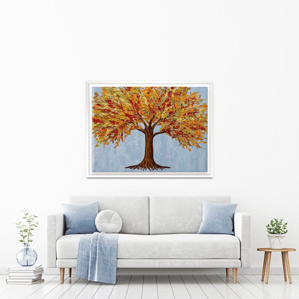 Golden Autumn Tree Canvas Print wall art product Olga Tkachyk