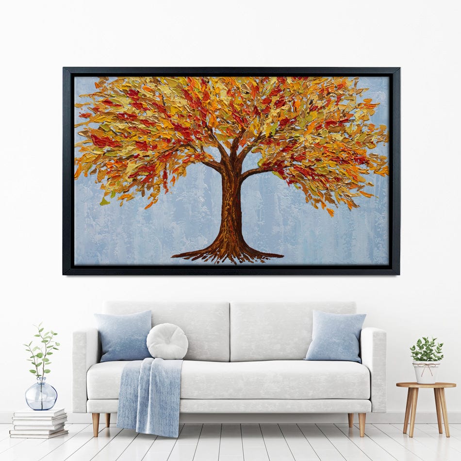 Golden Autumn Tree Canvas Print wall art product Olga Tkachyk