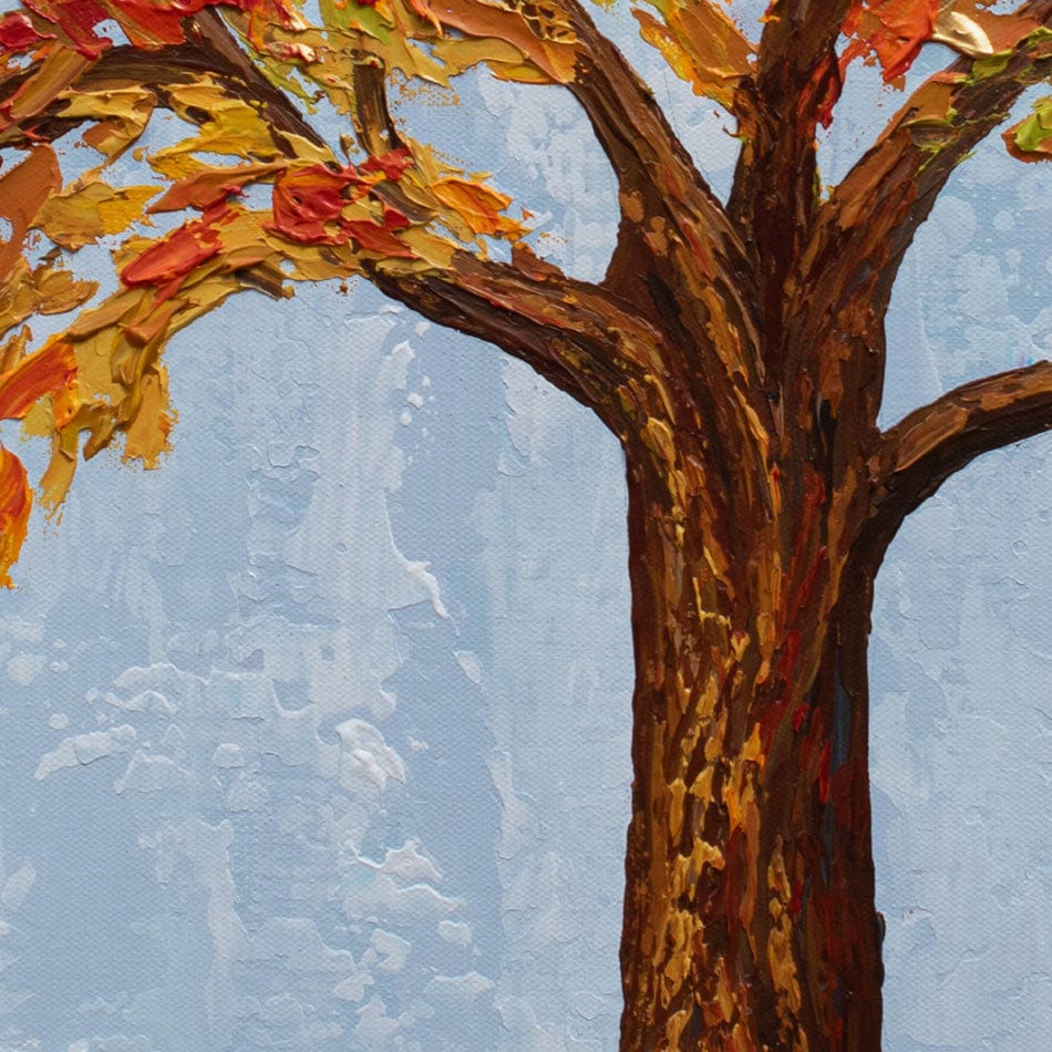 Golden Autumn Tree Canvas Print wall art product Olga Tkachyk