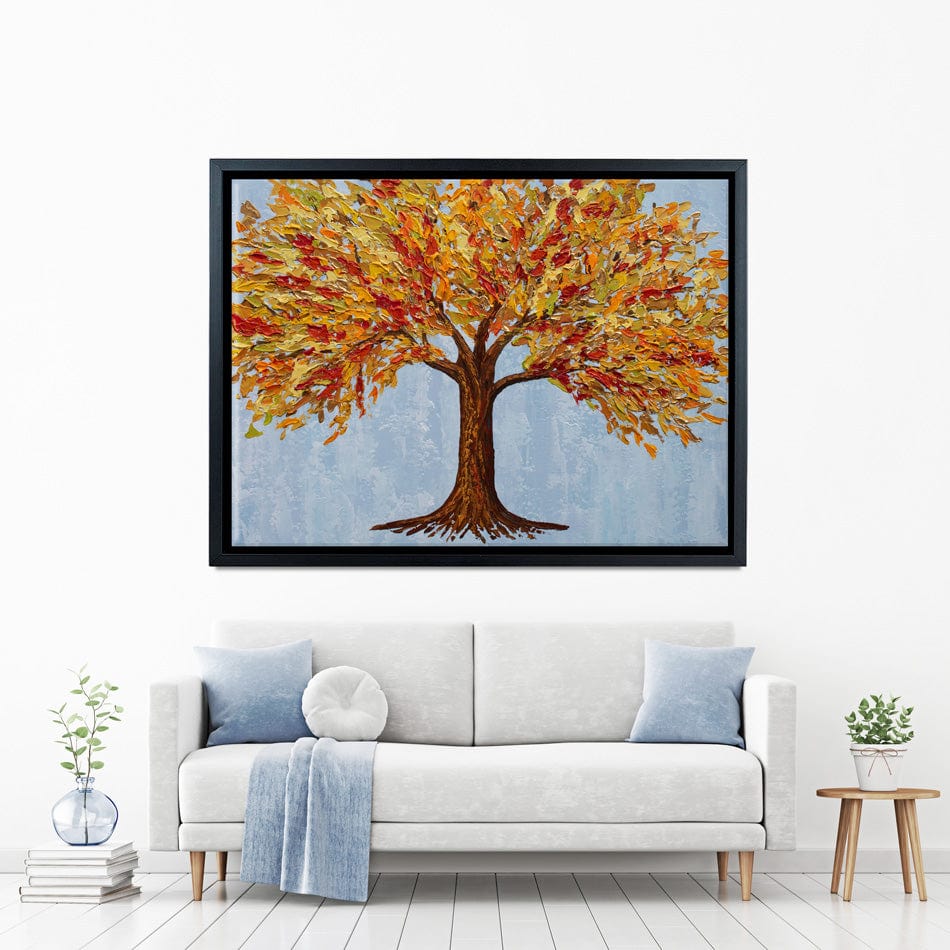 Golden Autumn Tree Canvas Print wall art product Olga Tkachyk