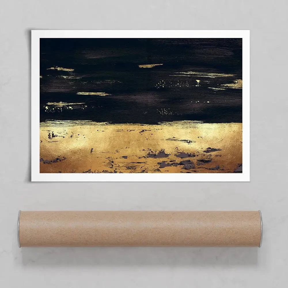 Golden Black River Art Print Golden Black River Art Print wall art product Svetlana Aleynikova