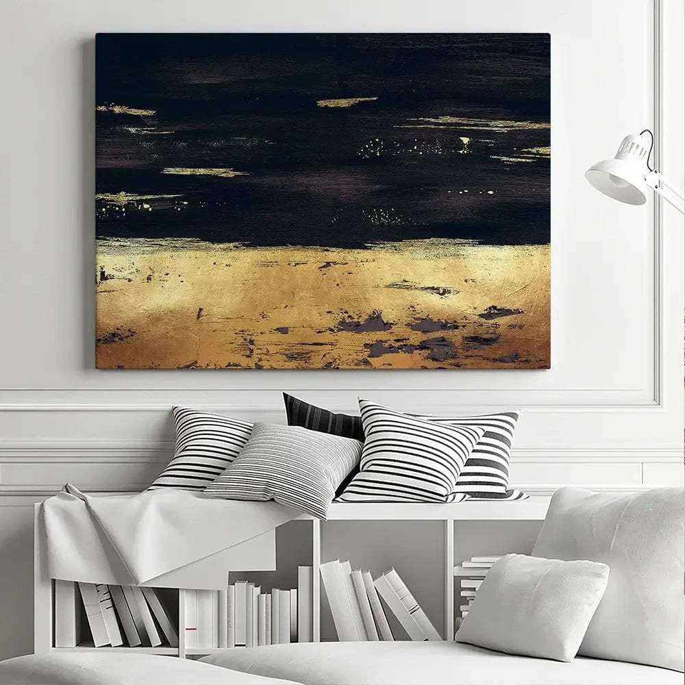 Golden Black River Canvas Print Golden Black River Canvas Print wall art product Svetlana Aleynikova