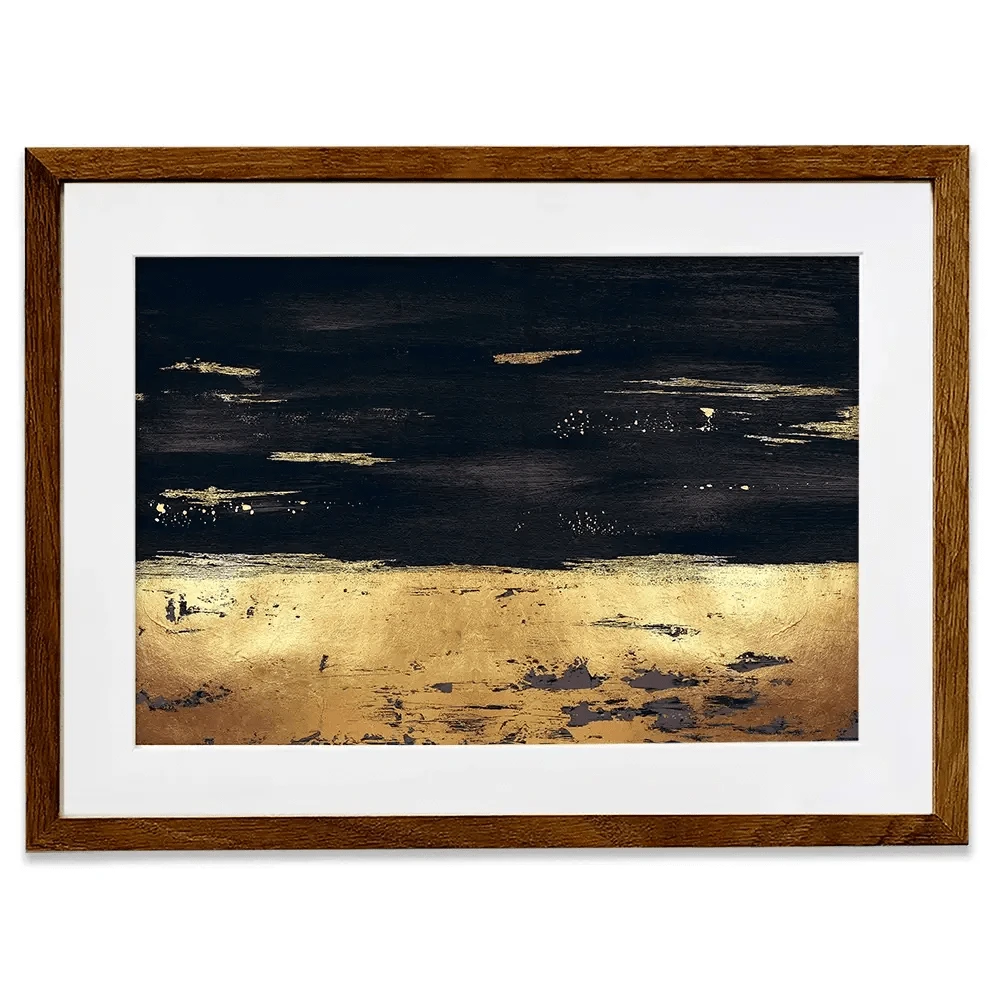 Golden Black River Framed Art Print Golden Black River Framed Art Print wall art product Svetlana Aleynikova