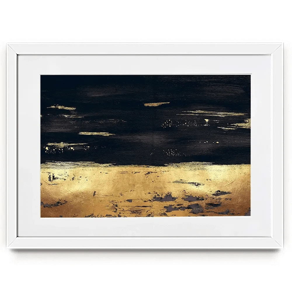 Golden Black River Framed Art Print Golden Black River Framed Art Print wall art product Svetlana Aleynikova