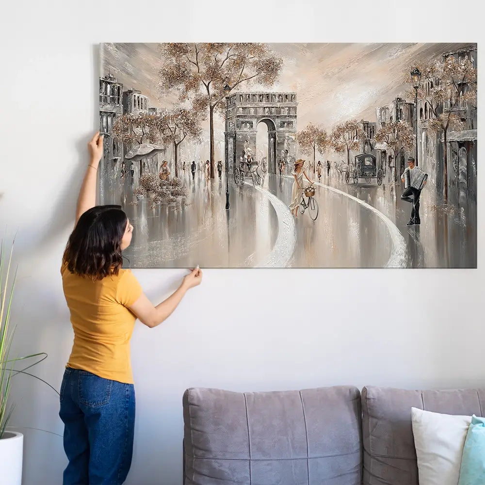 Golden Days Oversized Canvas Print Golden Days Oversized Canvas Print wall art product Isabella Karolewicz
