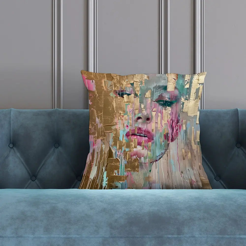 Golden Dreamscape Cushion Golden Dreamscape Cushion wall art product Svetlana Aleynikova