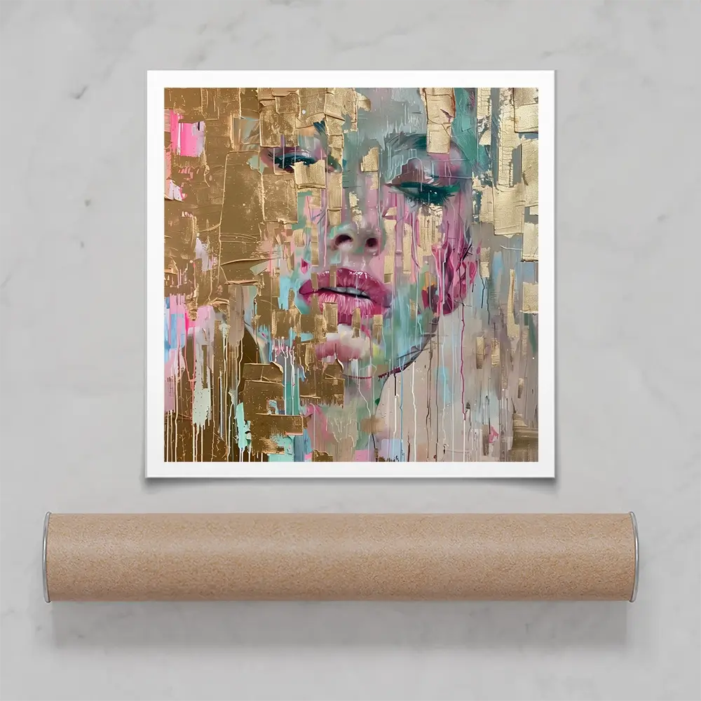 Golden Dreamscape Square Art Print Golden Dreamscape Square Art Print wall art product Svetlana Aleynikova