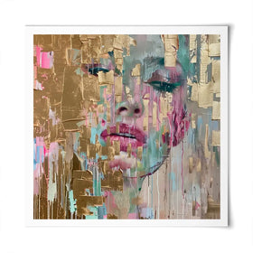 Golden Dreamscape Square Art Print Golden Dreamscape Square Art Print wall art product Svetlana Aleynikova