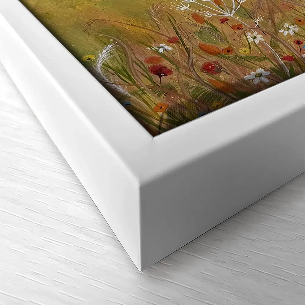 Golden Fields Square Canvas Print Golden Fields Square Canvas Print wall art product Karen Sutton