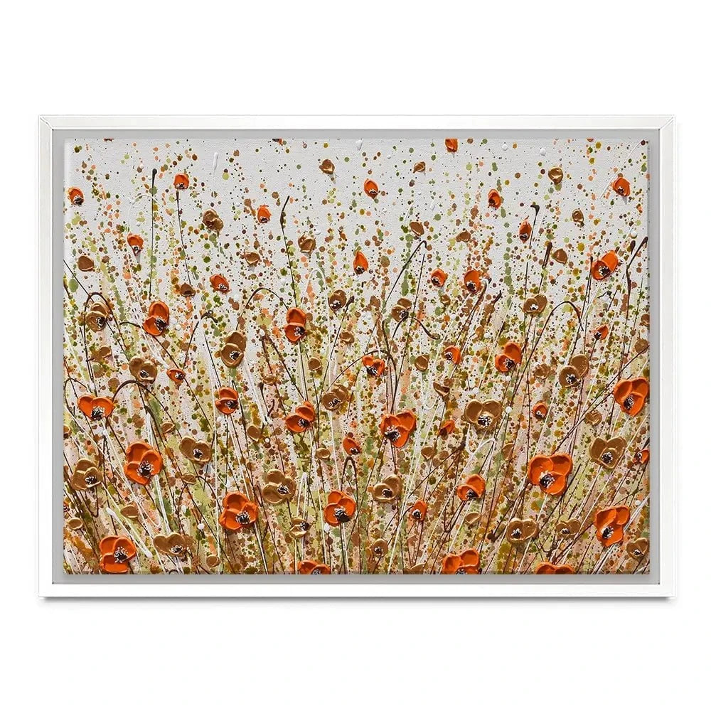 Golden Flowers Canvas Print Golden Flowers Canvas Print wall art product Olga Tkachyk