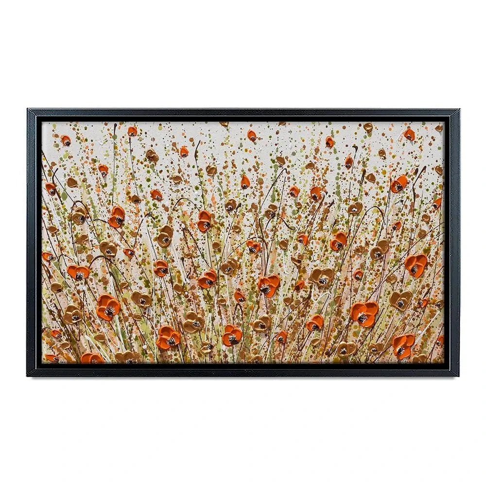 Golden Flowers Canvas Print Golden Flowers Canvas Print wall art product Olga Tkachyk