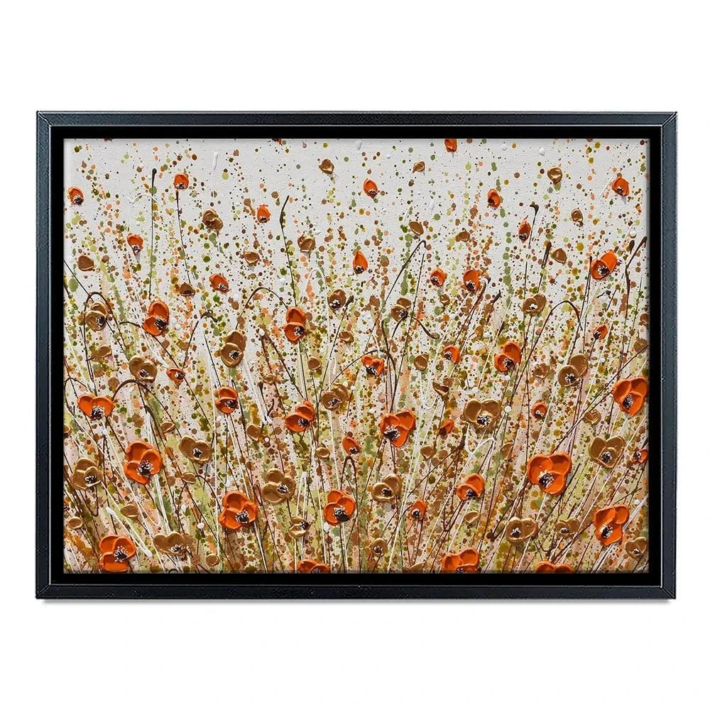 Golden Flowers Canvas Print Golden Flowers Canvas Print wall art product Olga Tkachyk