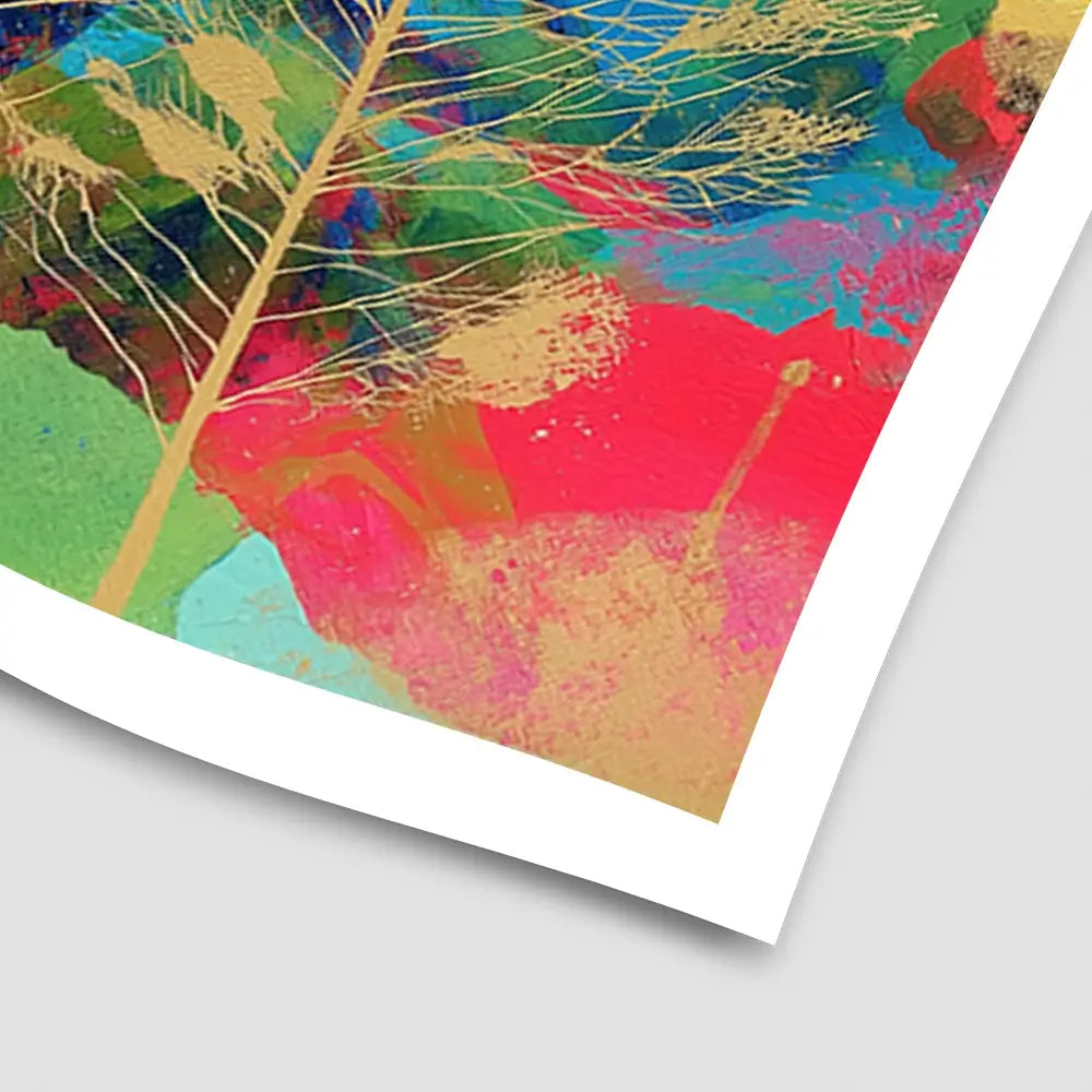 Golden Forest Art Print Golden Forest Art Print wall art product Chromatic Storm Studio