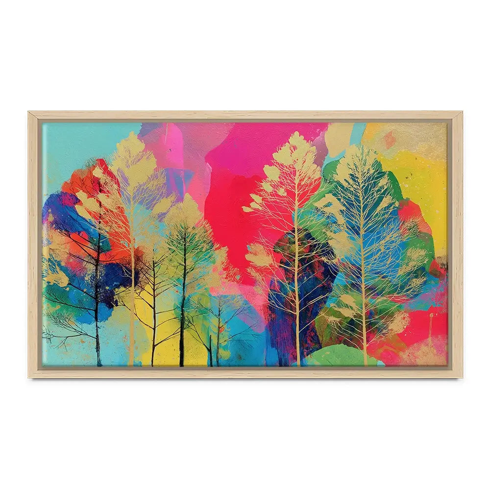 Golden Forest Canvas Print Golden Forest Canvas Print wall art product Chromatic Storm Studio