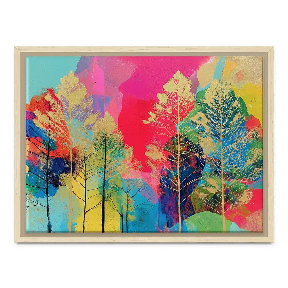 Golden Forest Canvas Print Golden Forest Canvas Print wall art product Chromatic Storm Studio